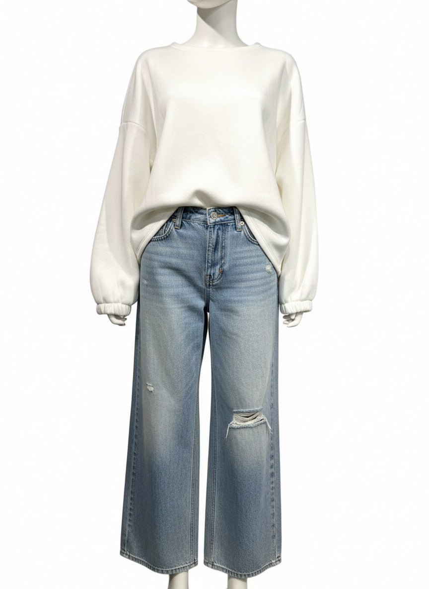 It-Pieces Sweater - weiß