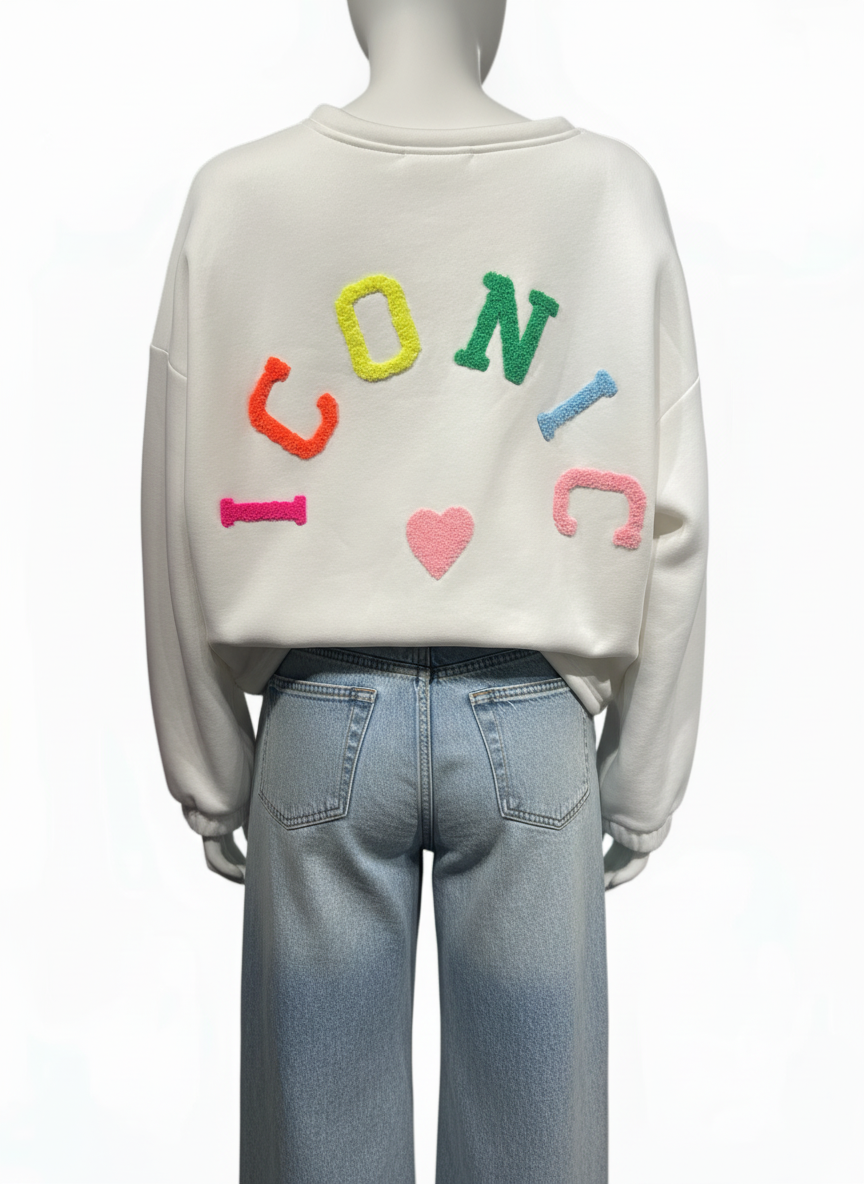 It-Pieces Sweater - weiß