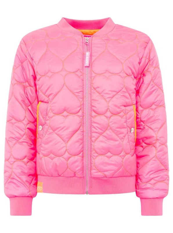Zwillingsherz Bomberjacke Pink