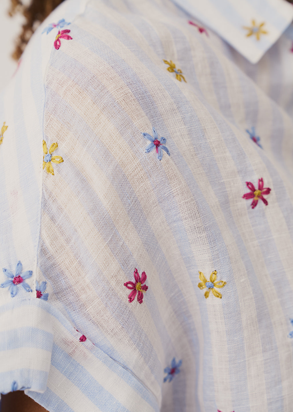 0039 Italy Bluse Dolly blau