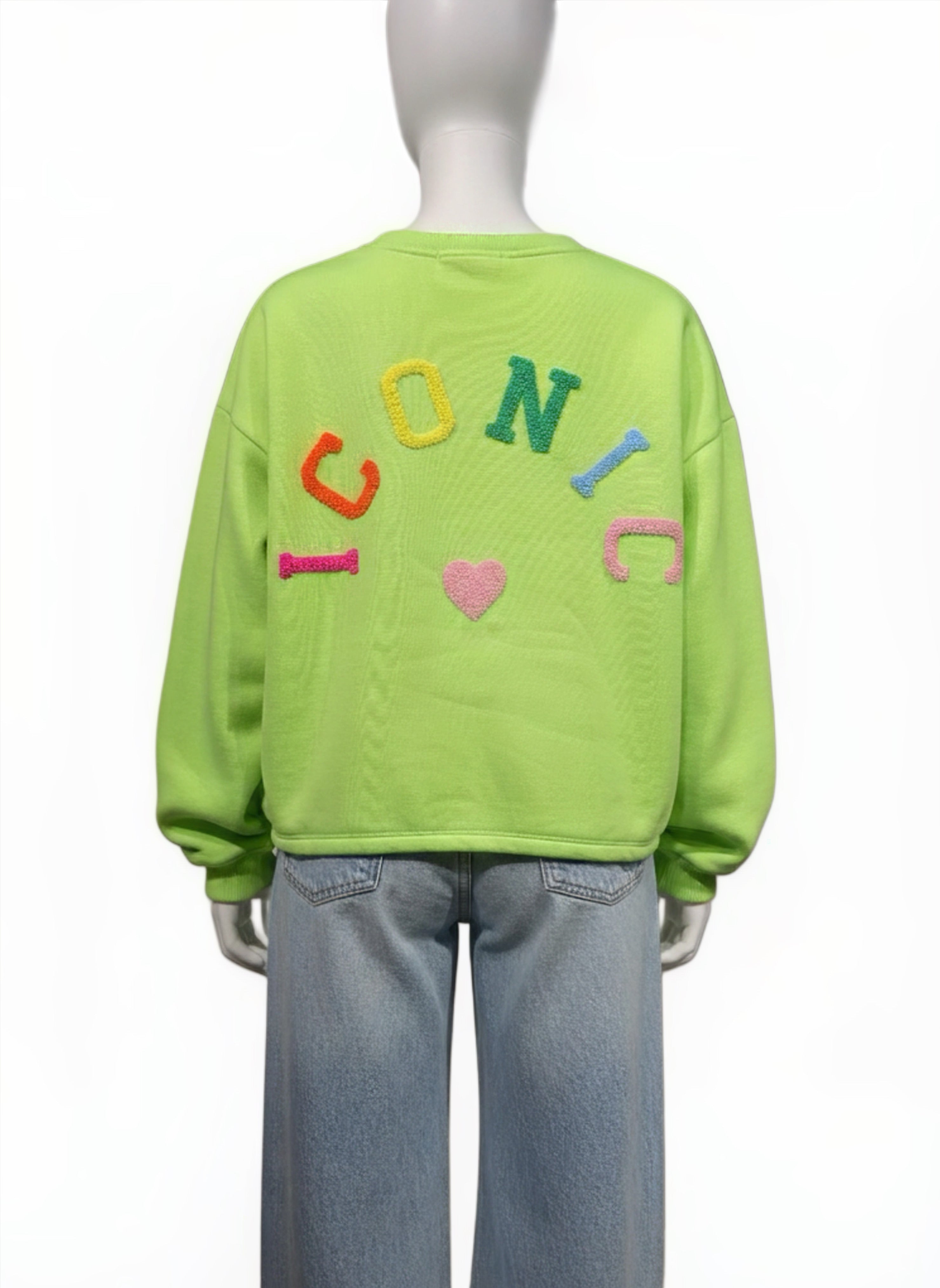 It-Pieces Sweater - neon grün