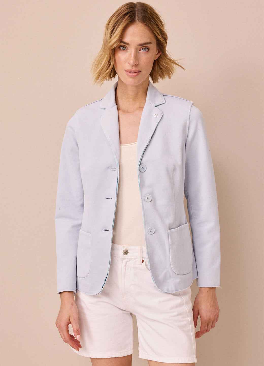 Blonde no.8  Blazer - zeitlos und vielseitig kombinierbar  hellblau