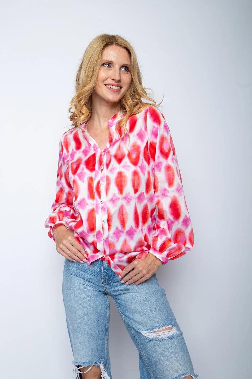 Emily Van Den Bergh Bluse Batik