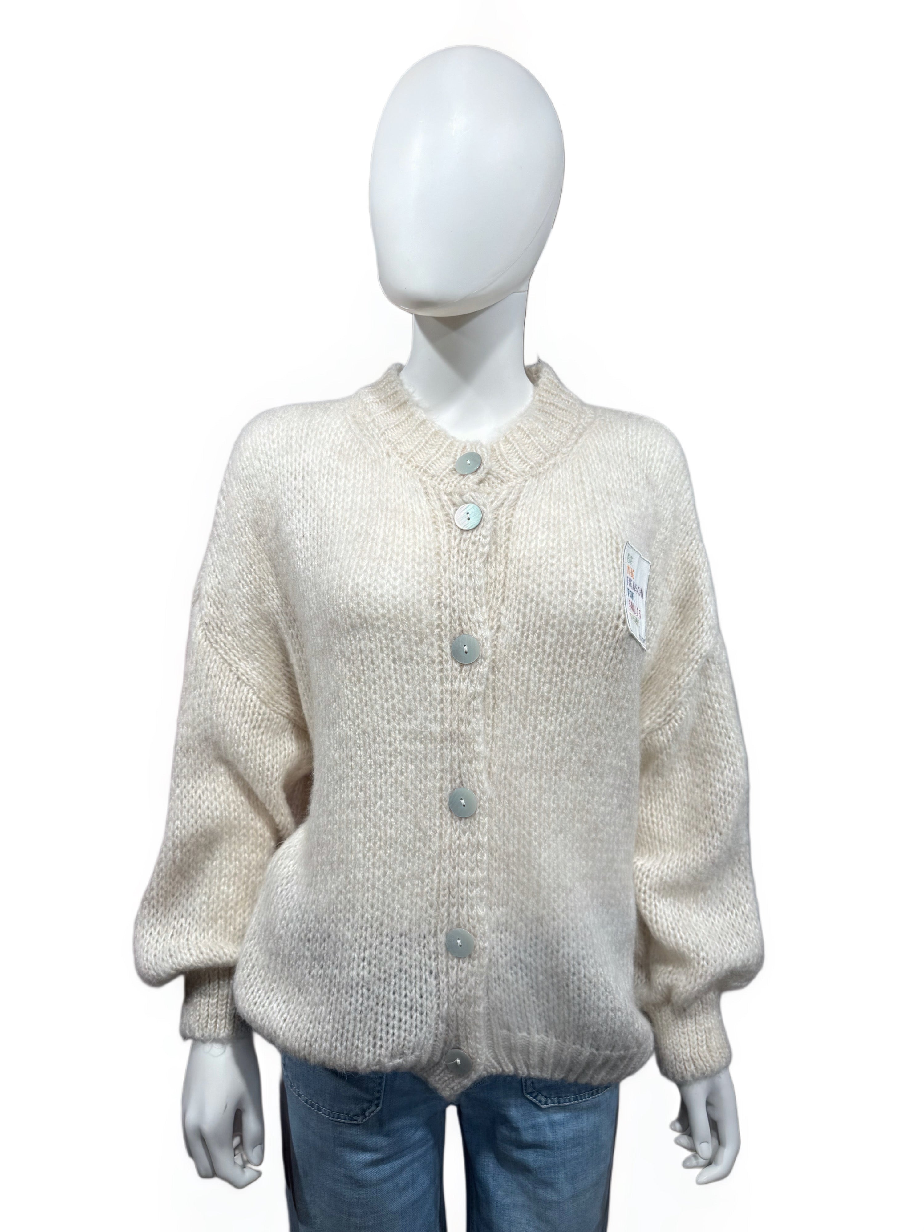 It-Pieces - Weiche Strickjacke in zartem Beige