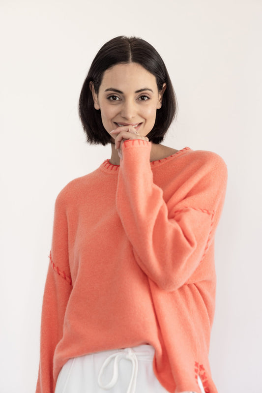 Grace Pullover mit Stitching