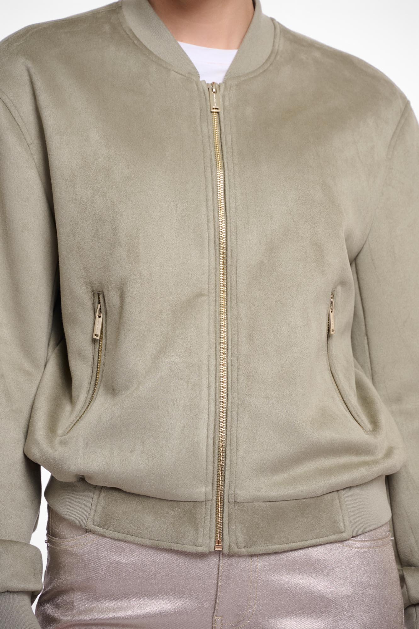 Rino & Pelle Jacke "Jonina" in Light Khaki