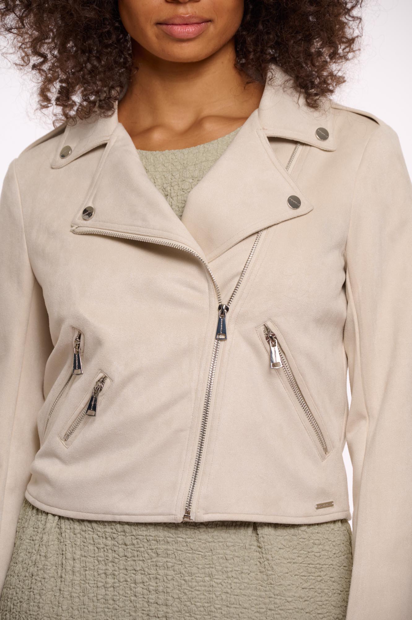 Rino & Pelle Bikerjacke "Frelin" in Birch