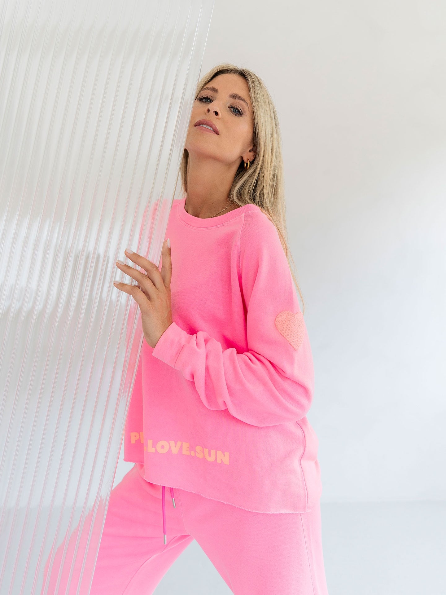 Yippie Hippie Sweatshirt pink